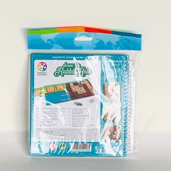 Smart Games -Down the Rabbit Hole- Magnetic Travel Game New Sealed Age 5+ - Picture 9 of 11